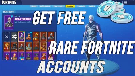 buy fortnite accounts for free ps4